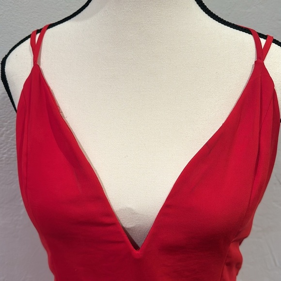 Charlotte Russe Red Strappy Party Dress Size XL - Picture 4 of 4